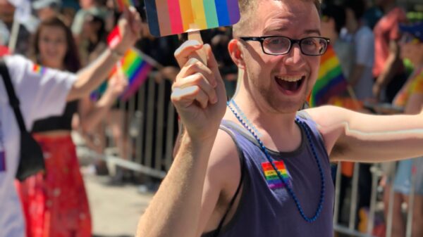 Pride Parade Marcher