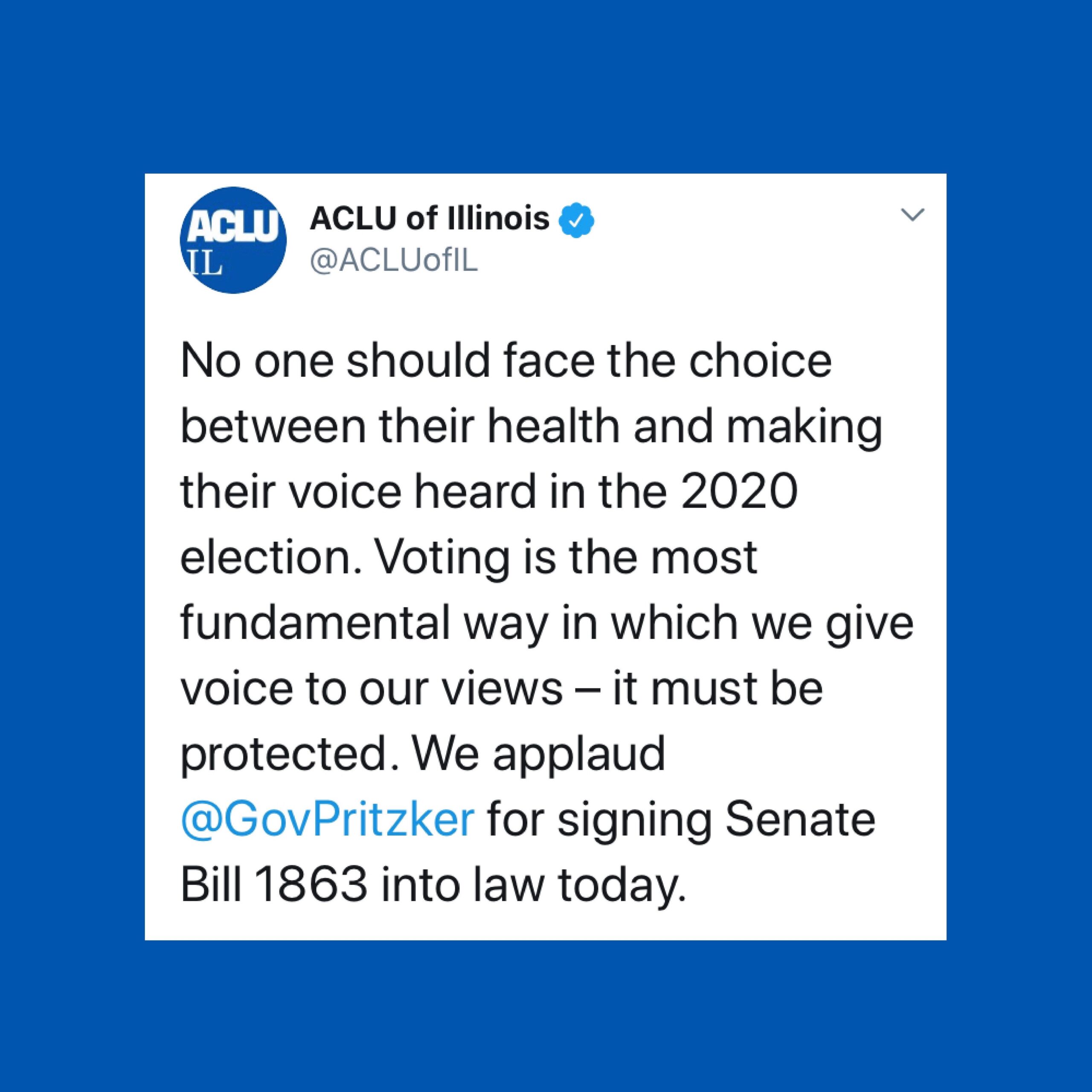 ACLU of Illinois Applauds Gov. Pritzker’s Signing of Senate Bill 1863 ...