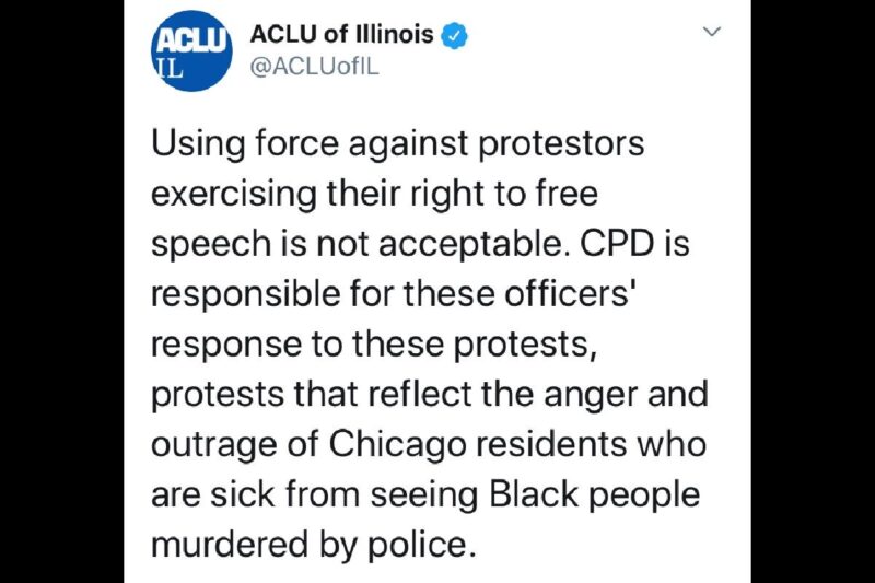 ACLU of Illinois Reacts to Chicago Police Violence Against Protestors ...