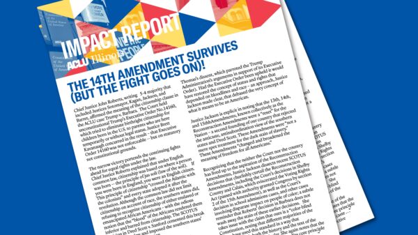 2 overlapping covers of the front of the July 2026 Impact Report