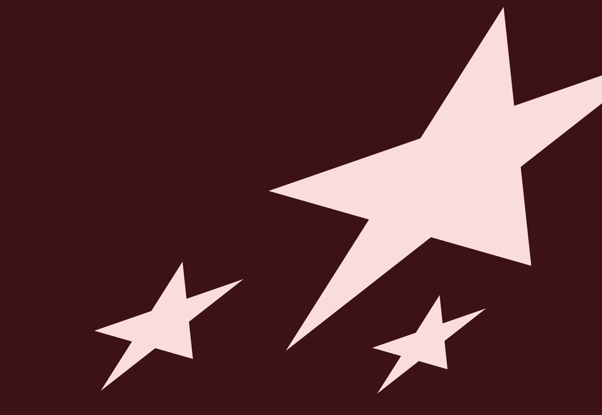 dark red with pink stars