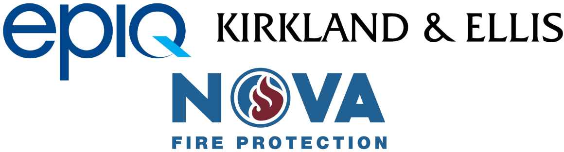 Logo of Epiq, Kirkland & Ellis, and Nova